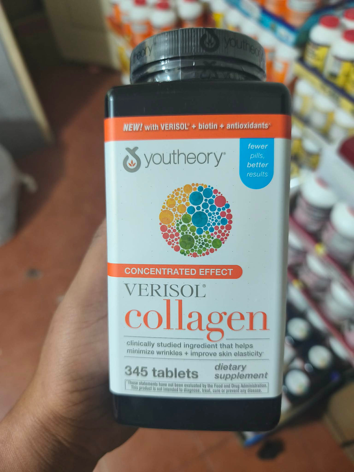 Youtheory Verisol Collagen Concentrated effect 345 tablets