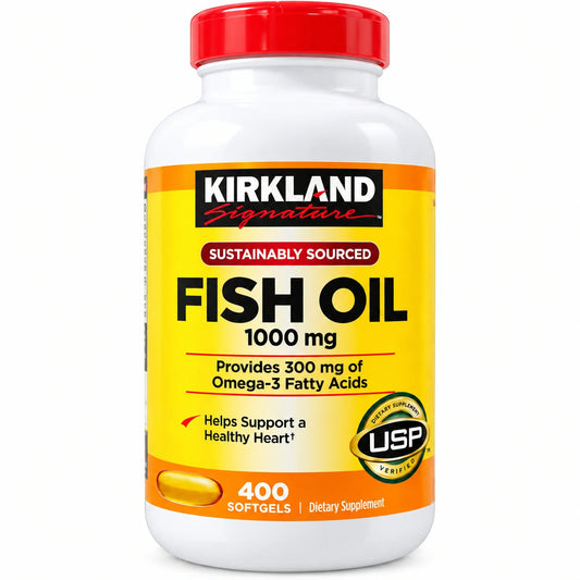 KIRKLAND FISH OIL 1000 MG 400 SOFTGELS