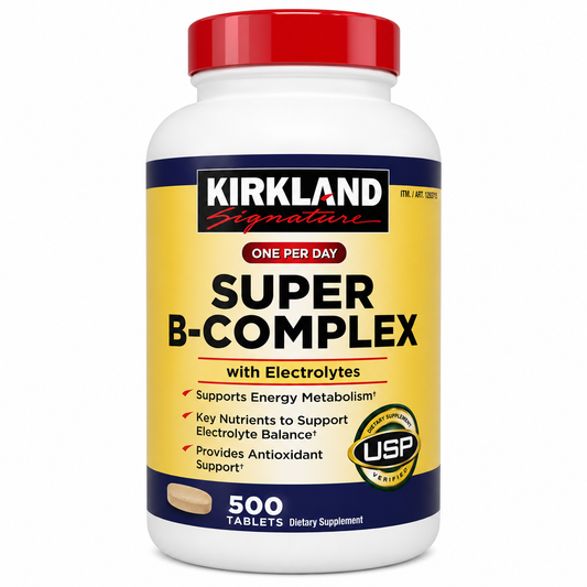 Kirkland Super B-Complex with Electrolytes (500 mg)🇱🇷