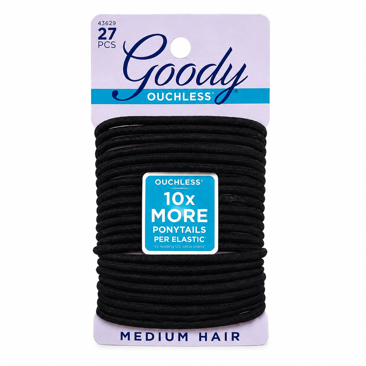 Goody Ouchless Black 27 Pcs #43629