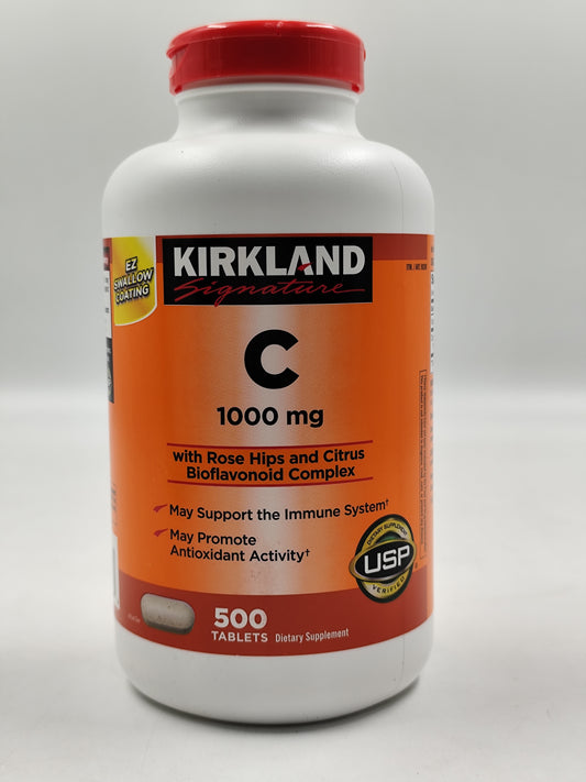 Kirkland Signature Vitamin C 1000mg 500 tablets #98268