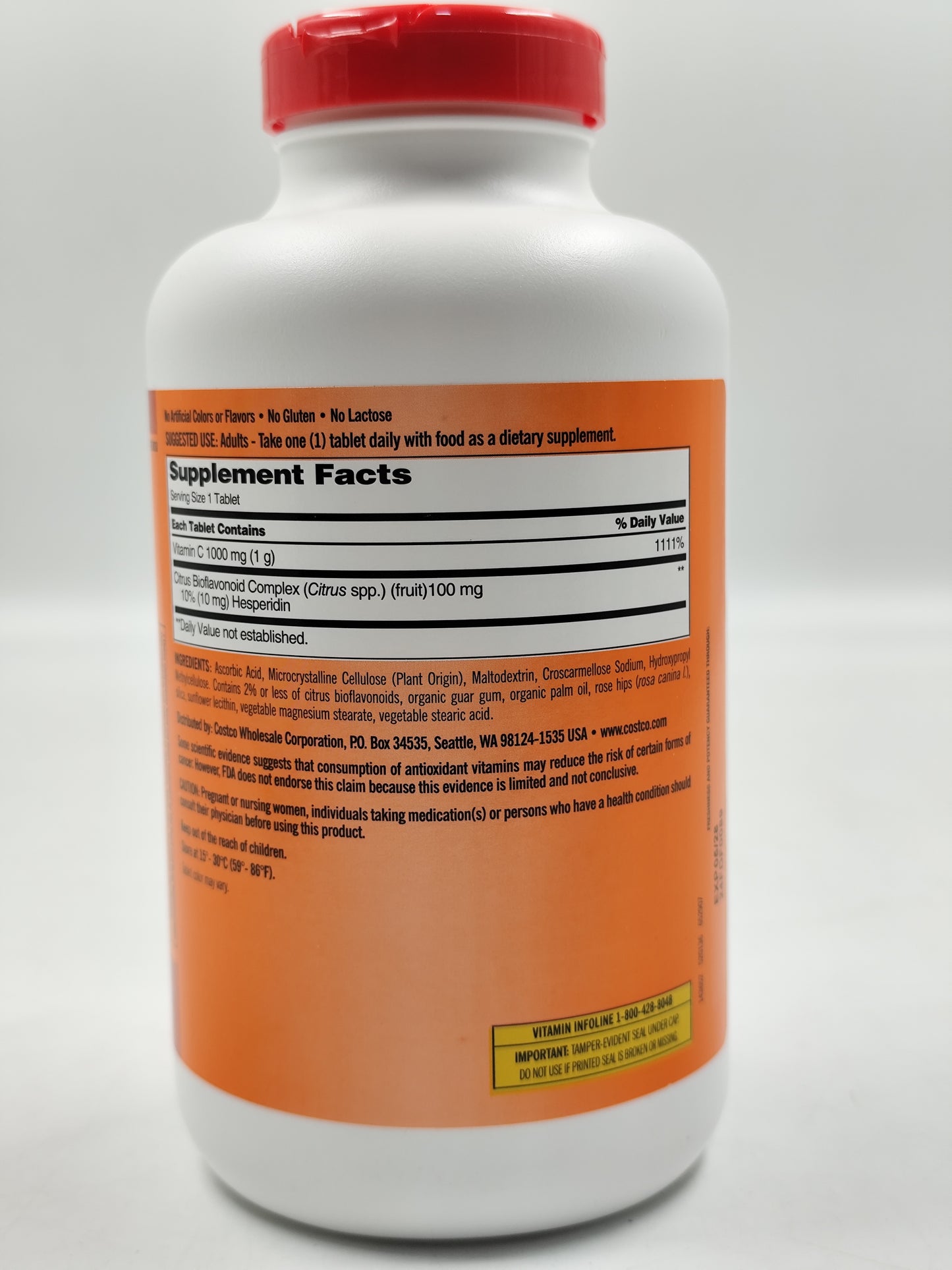 Kirkland Signature Vitamin C 1000mg 500 tablets #98268