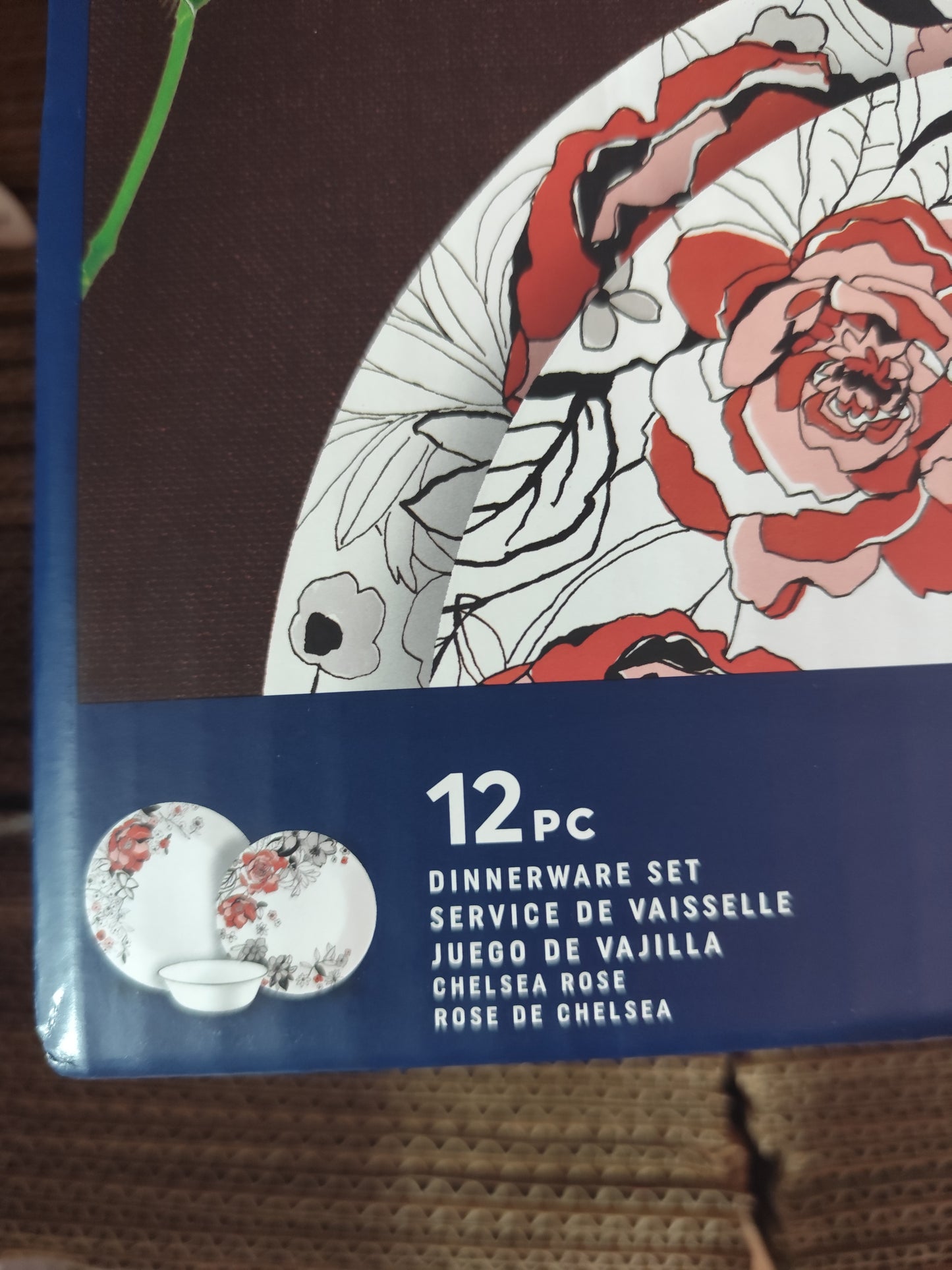 Corelle Chelsea Rose 12 pcs set