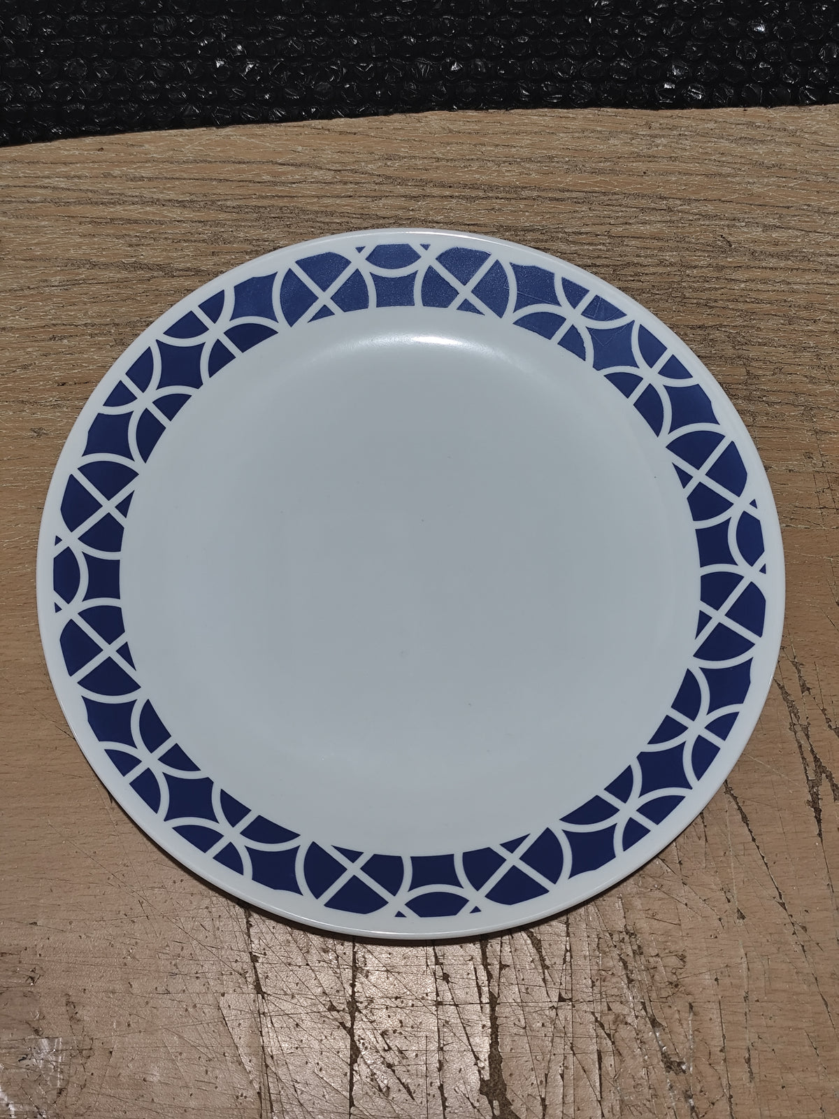 Corelle Vitrelle Cobalt Circles Dinner Plate 26cm (10.25in) diameter