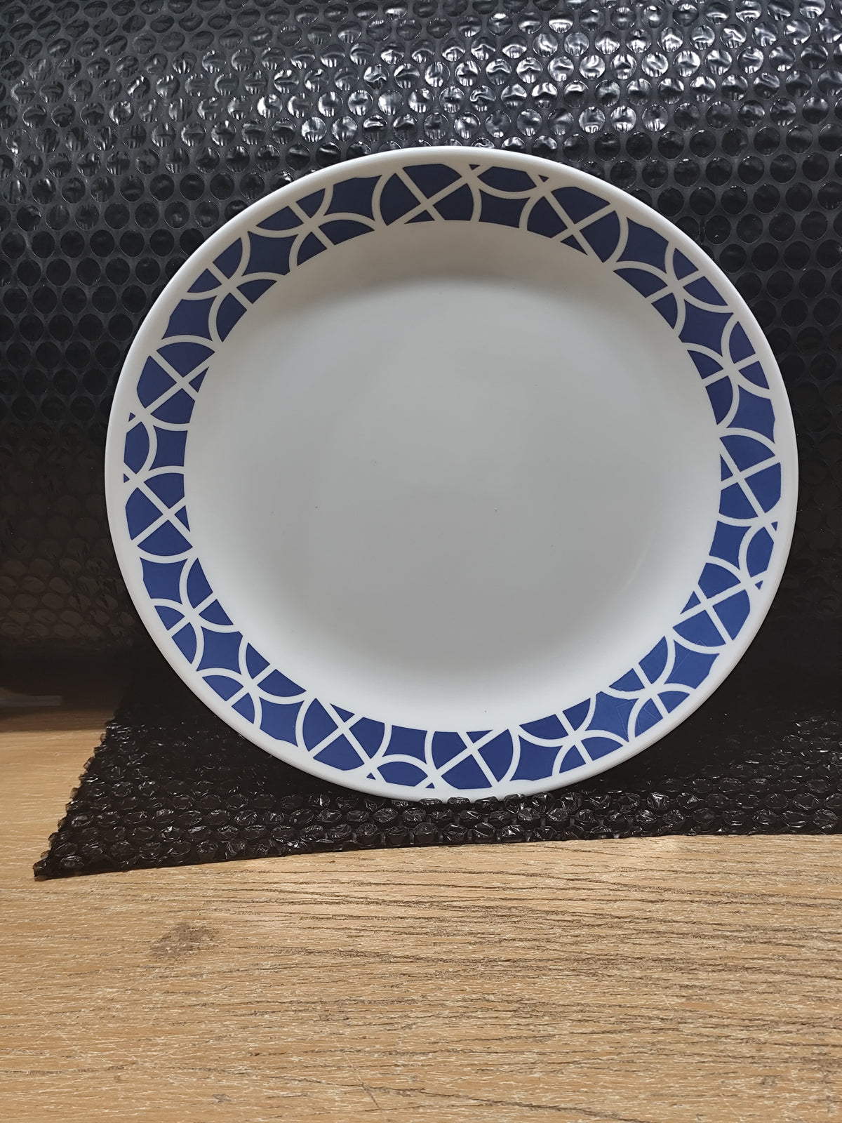Corelle Vitrelle Cobalt Circles Dinner Plate 26cm (10.25in) diameter