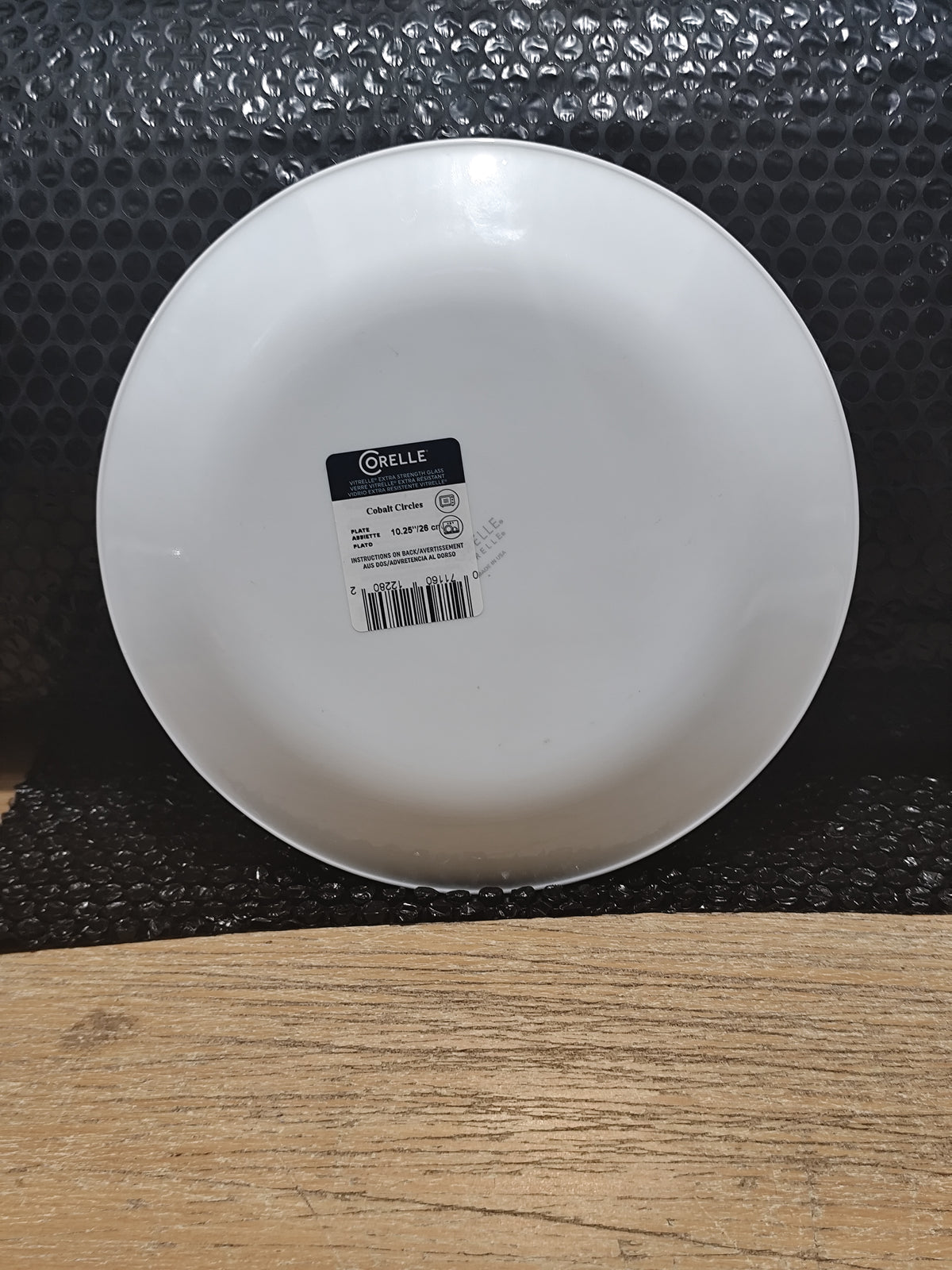 Corelle Vitrelle Cobalt Circles Dinner Plate 26cm (10.25in) diameter