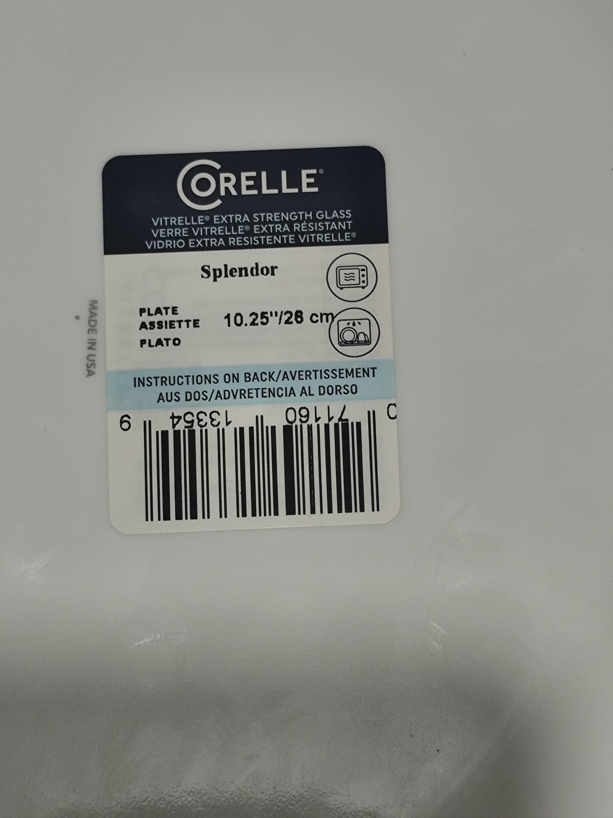 Corelle Square Splendor Plate