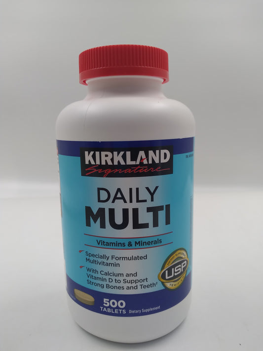 Kirkland Signature Daily Multi Vitamins and Minerals 500 tablets