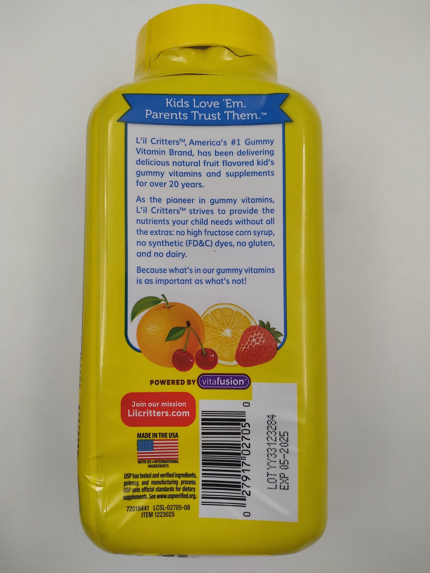 L'il Critters Gummy Vites Daily Multivitamin with Vitamin C and D, 300 Gummies