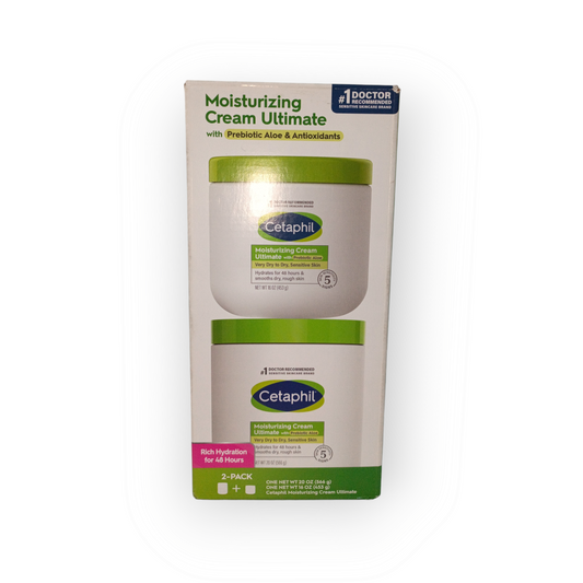 Cetaphil Moisturizing Cream Ultimate with Prebiotic Aloe & Antioxidants 2pack authentic from USA🇱🇷