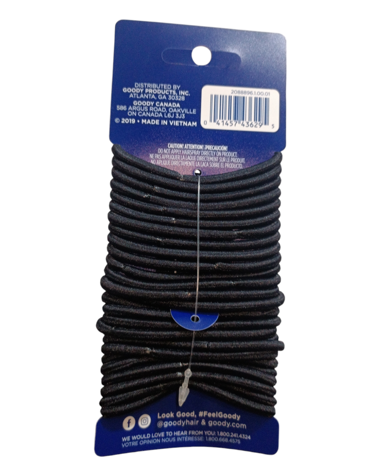 Goody Ouchless Black 27 Pcs #43629